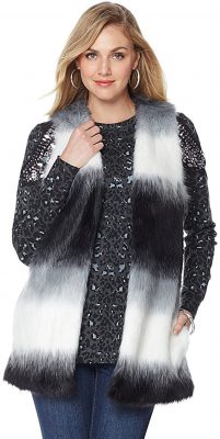 Outfits with fur vest